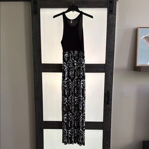 Black and White Maxi Dress
